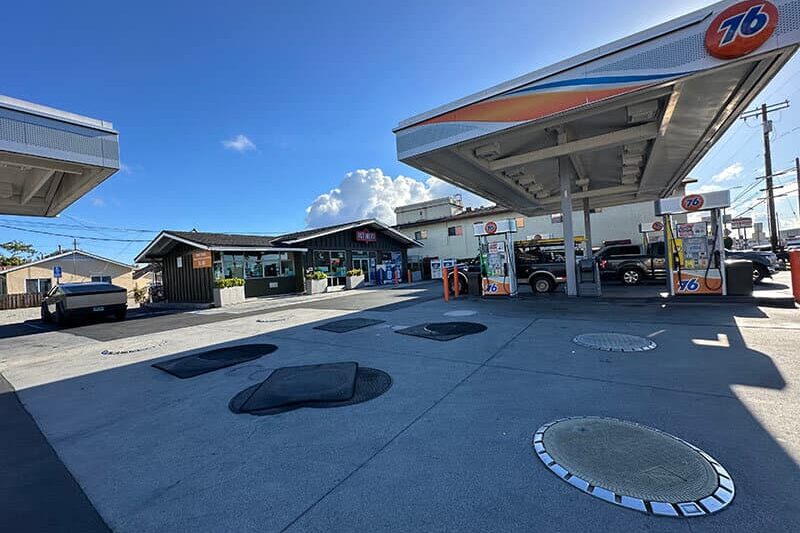 gas station near Wilmington